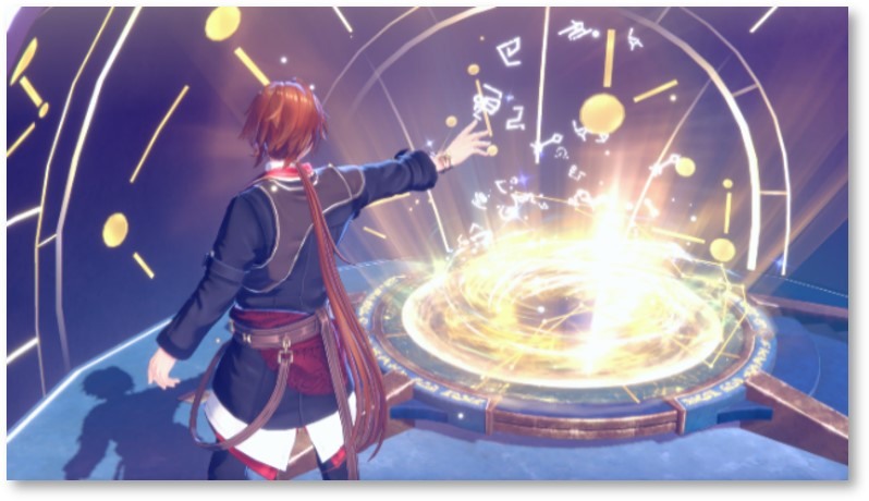 史雷手中的魂靈核心散發出奇異光芒。