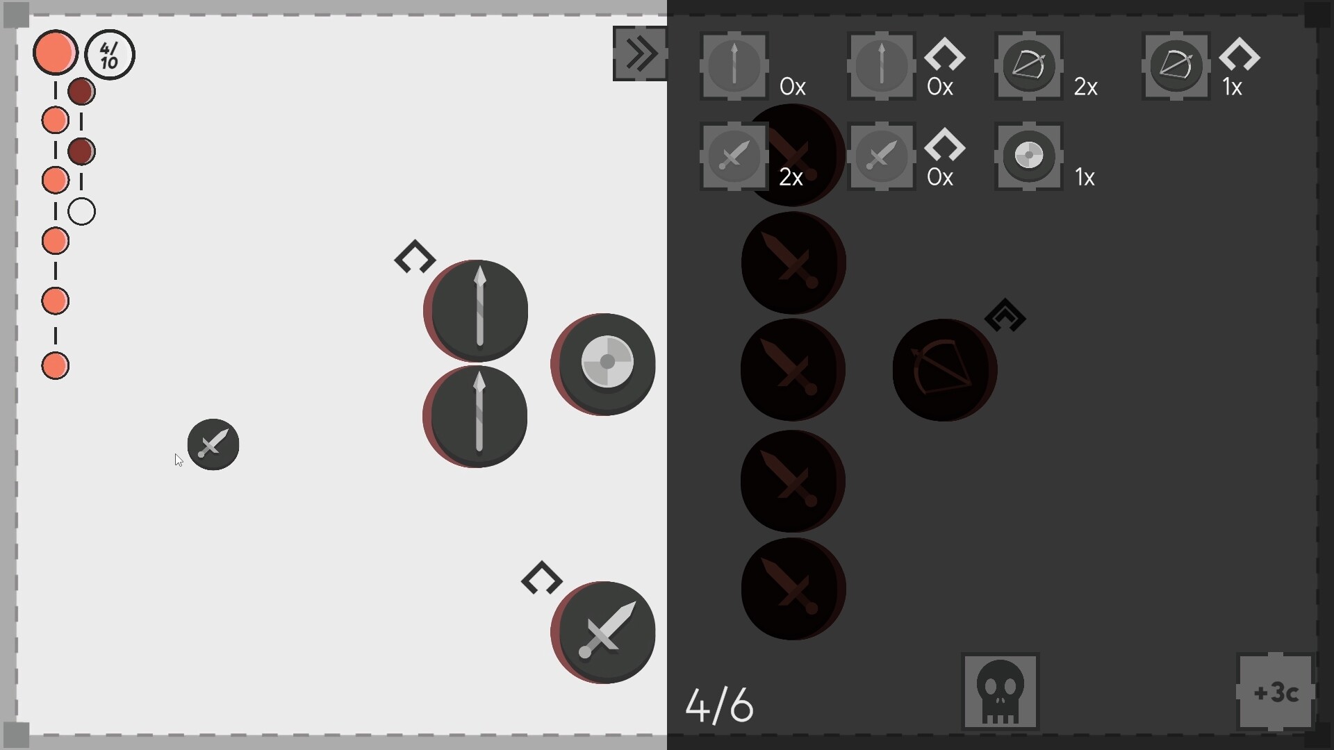 戰鬥現場：Victoriam的自動戰鬥畫面