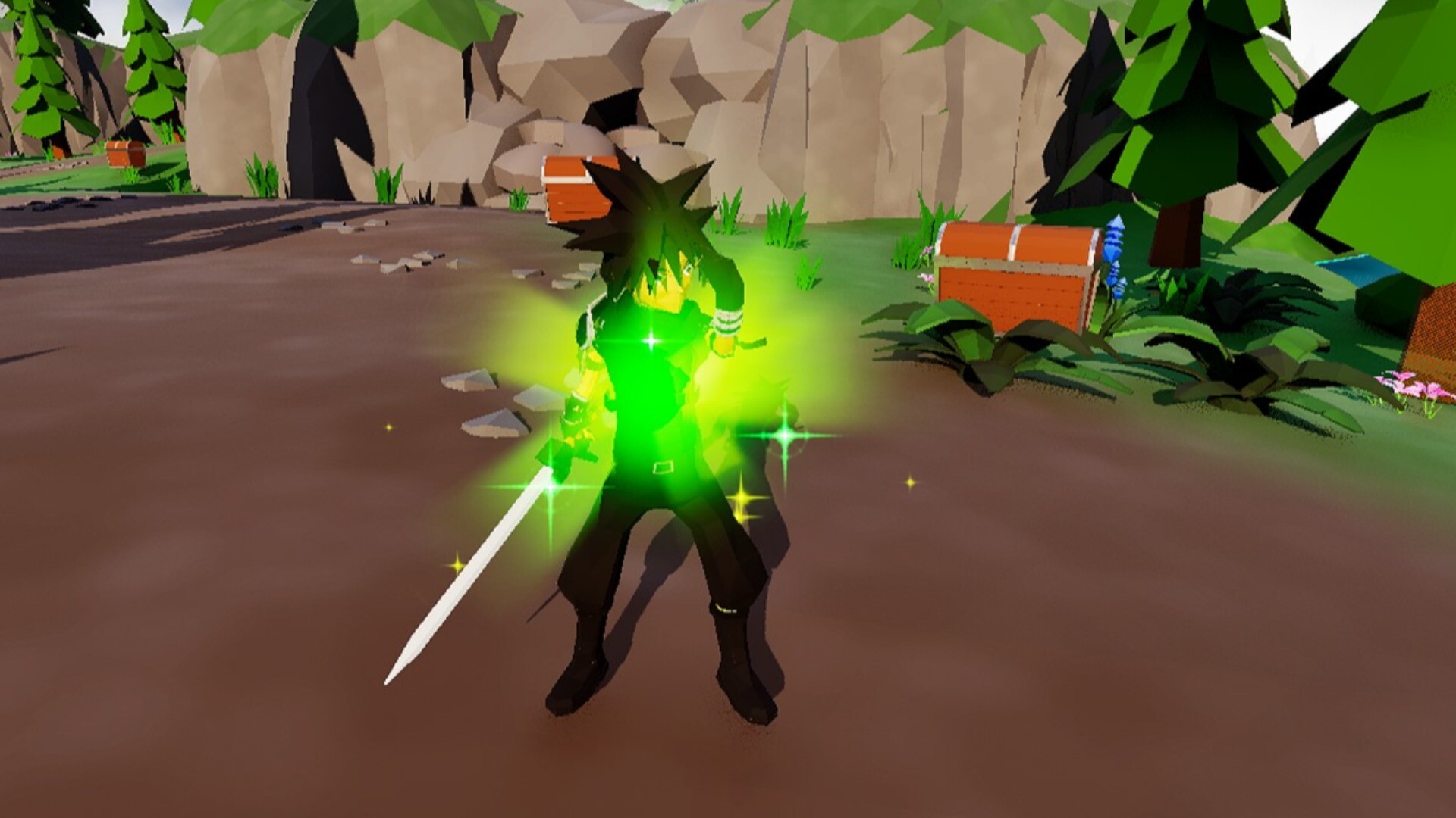 復古低模風格戰鬥畫面