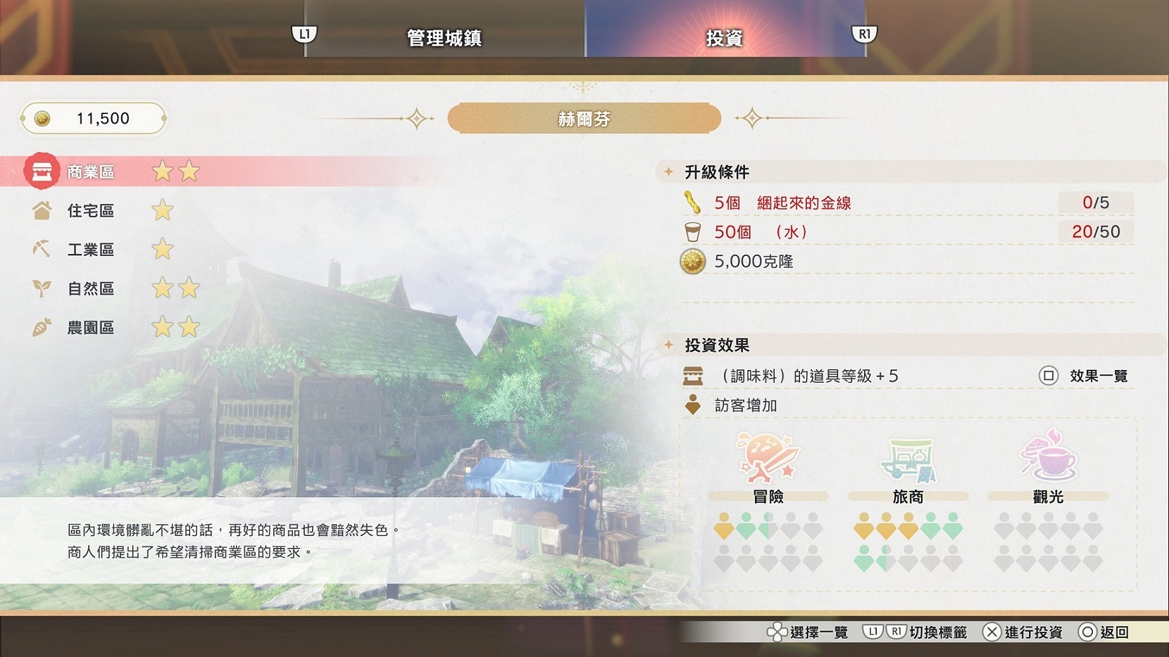 玩家可以自由決定出資順序，打造獨一無二的赫爾芬鎮