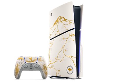 《羊蹄山戰鬼》限量版主機與周邊設備。