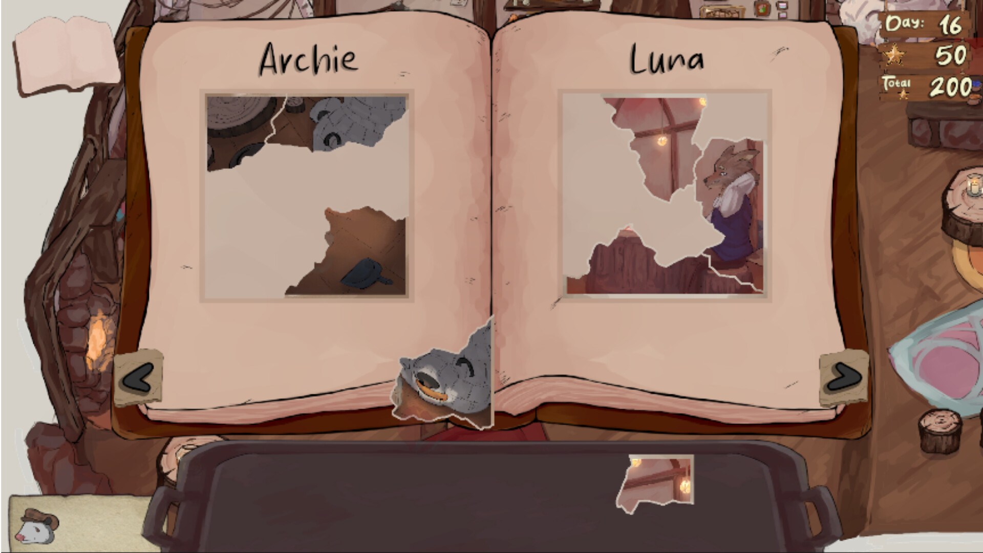 Bearly Baking 遊戲角色與家園展示畫面