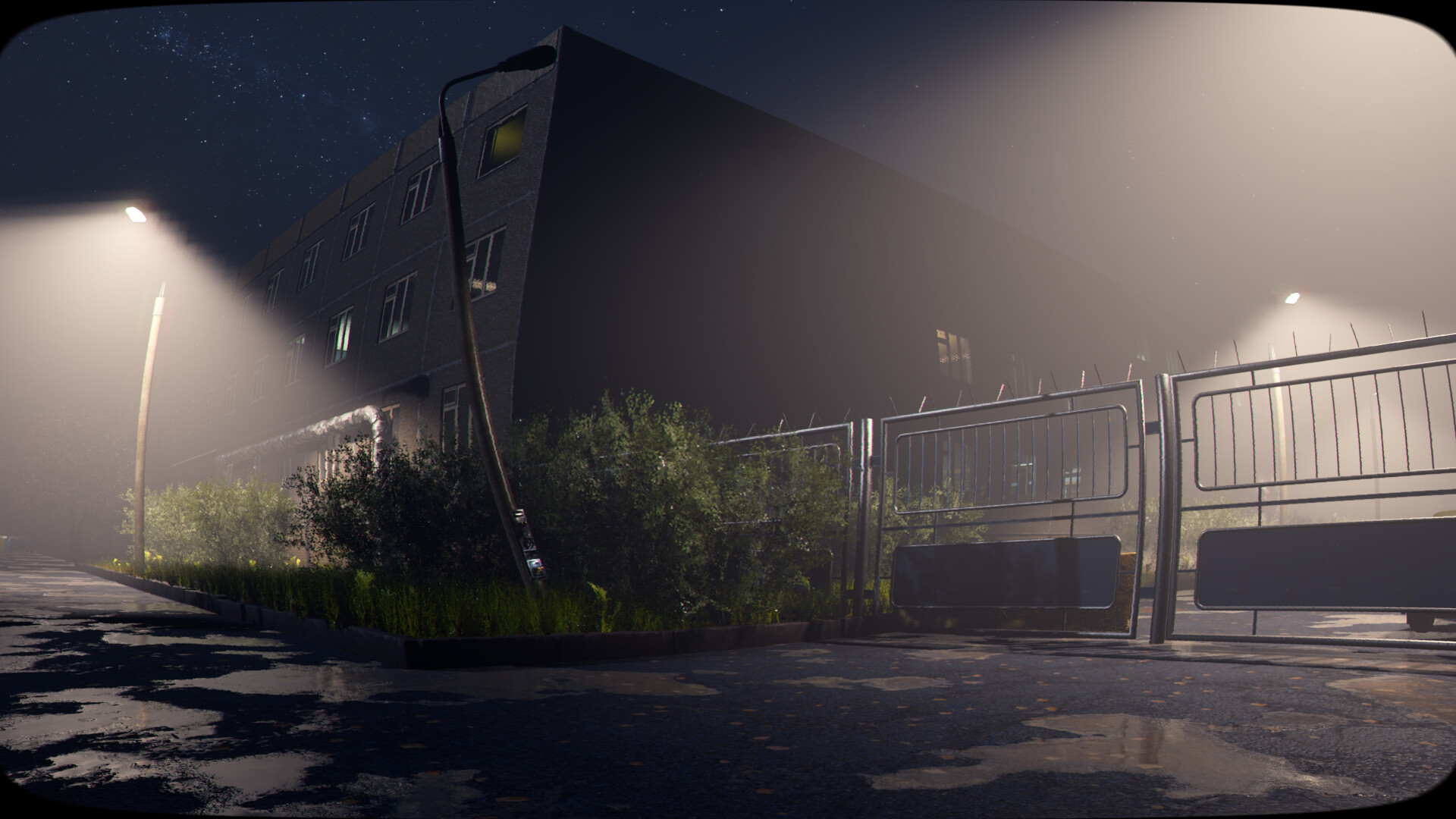 角色在實驗室解謎