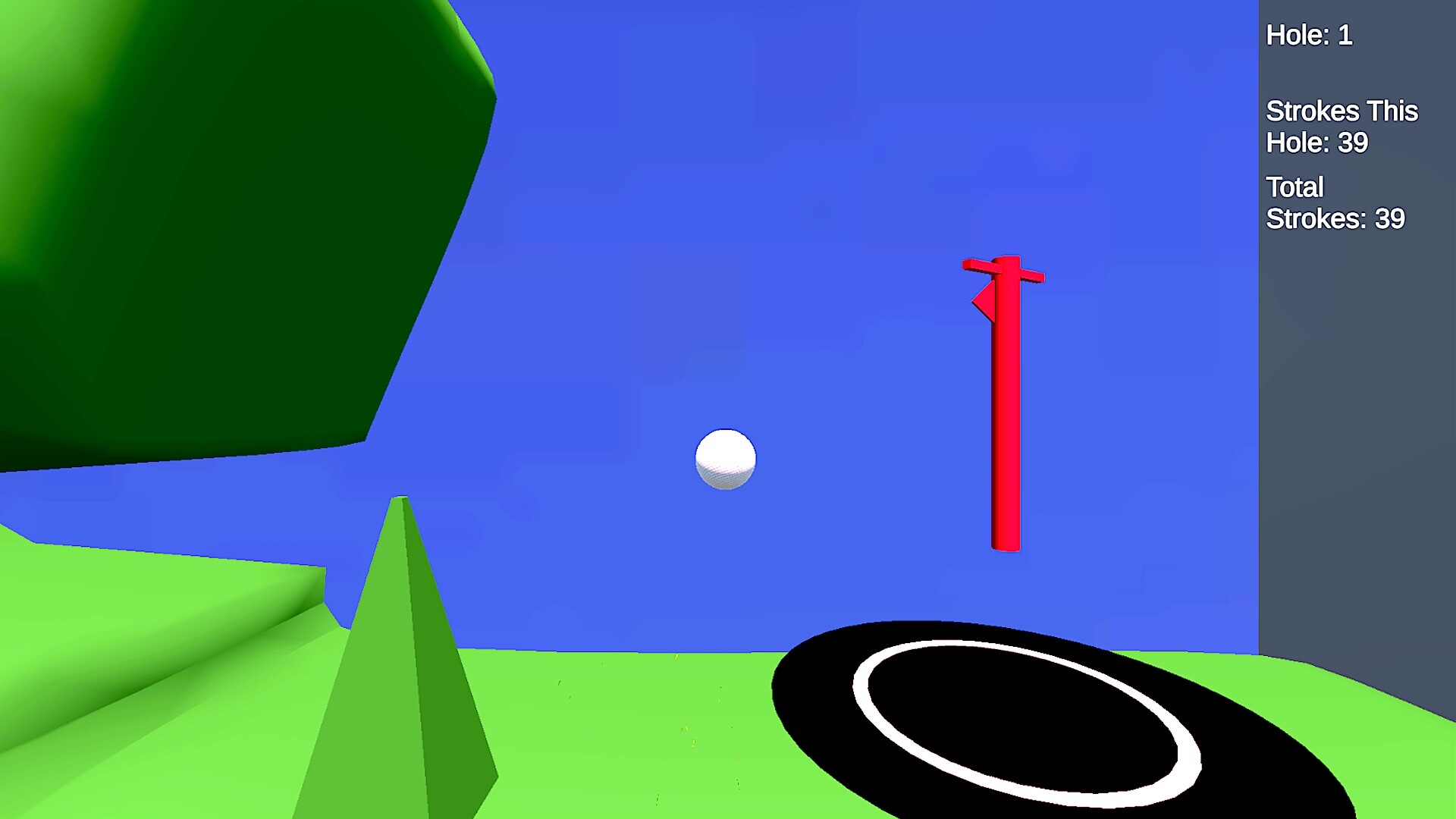 Rocket Golf - Tap 關卡示意