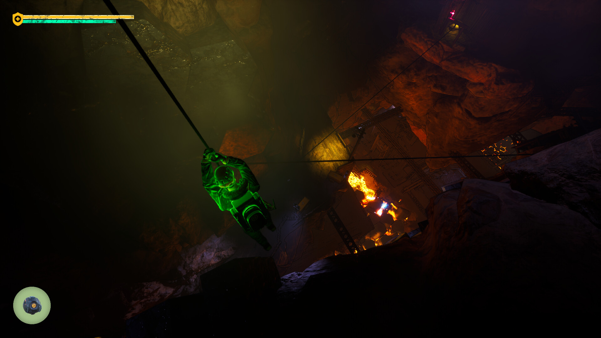 Wild Americas 實機遊玩畫面：山脈地形與角色動作