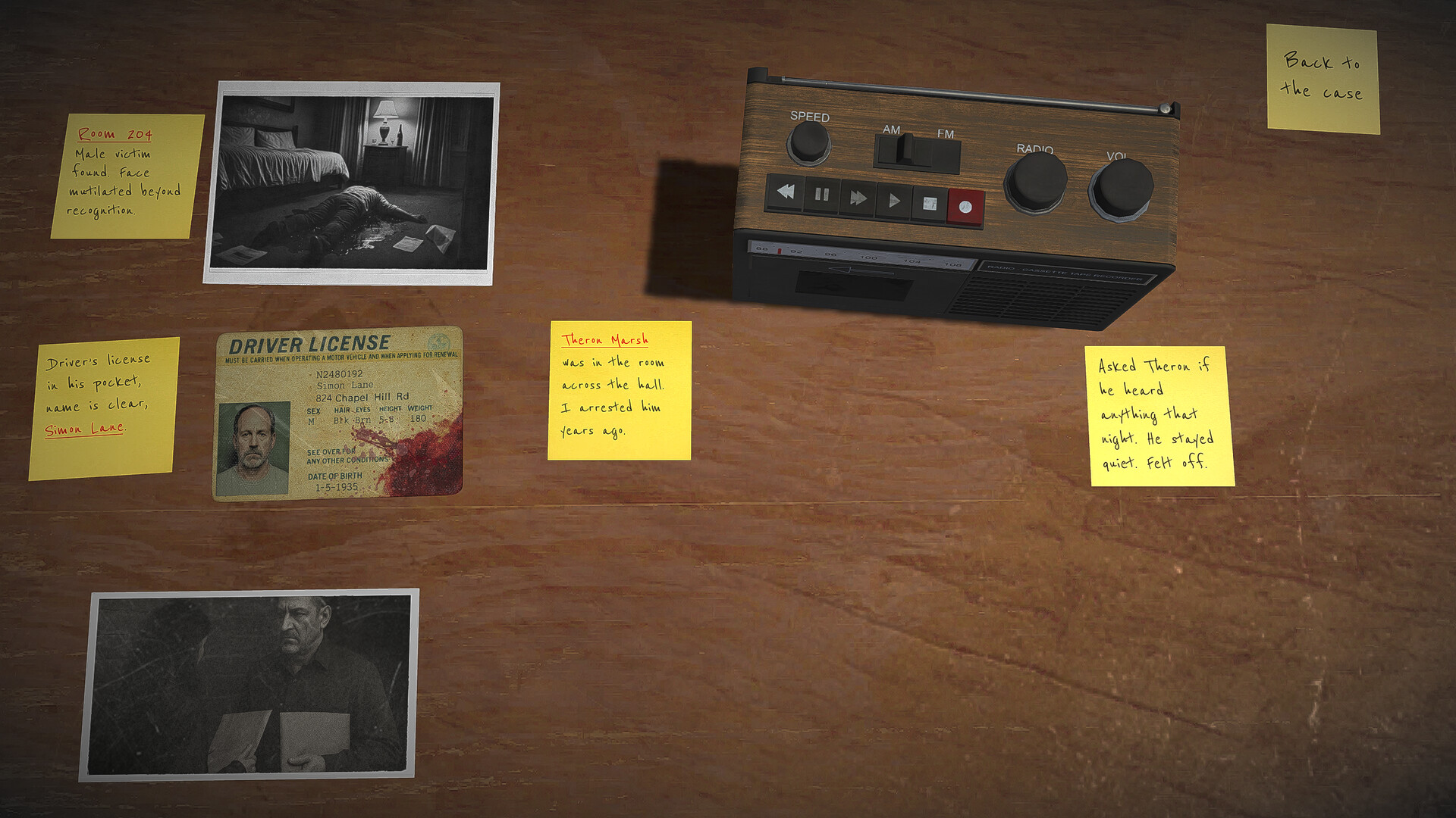 Detective Worden 破案操作