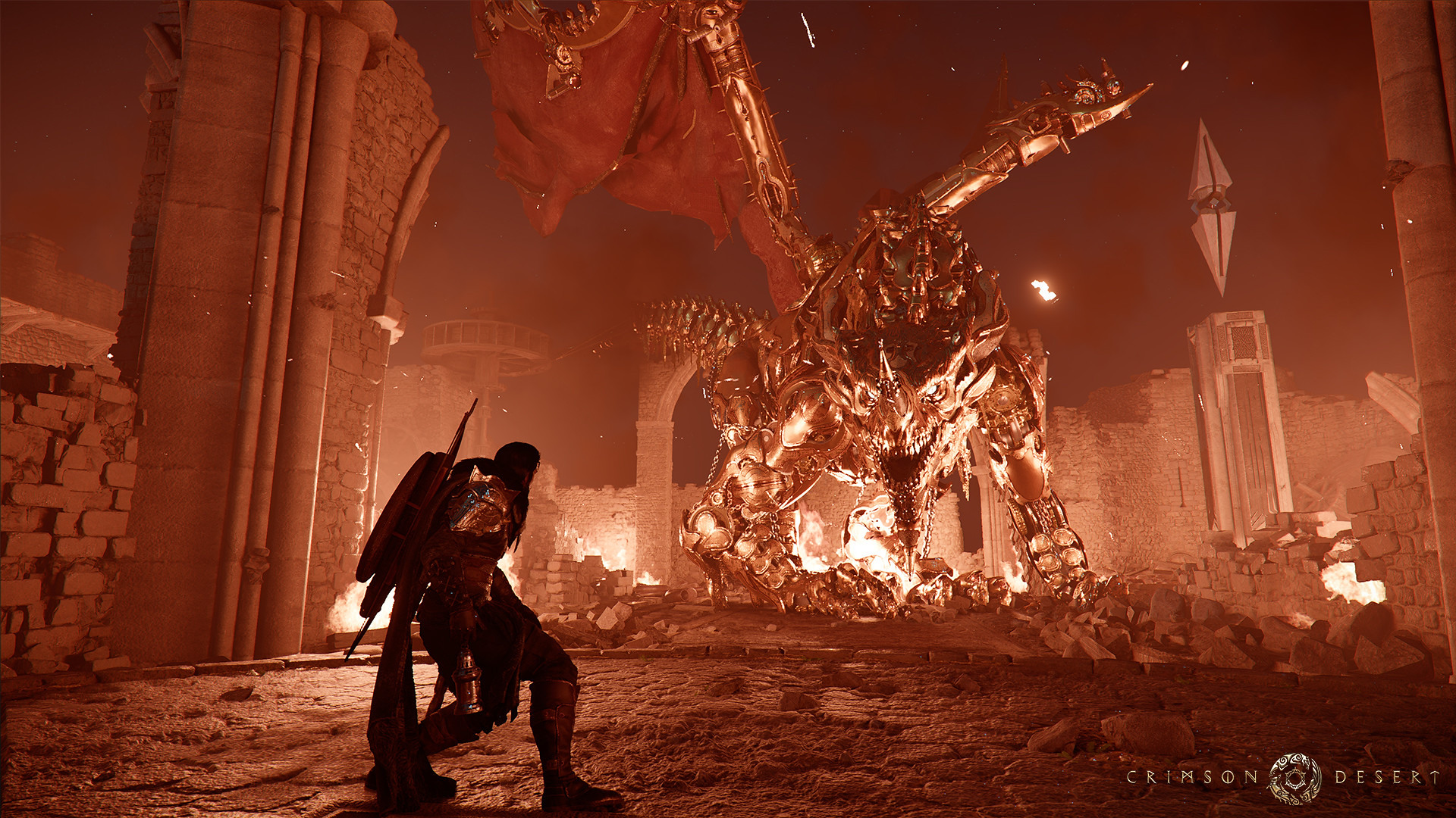 主角克里夫與夥伴一同戰鬥的畫面。