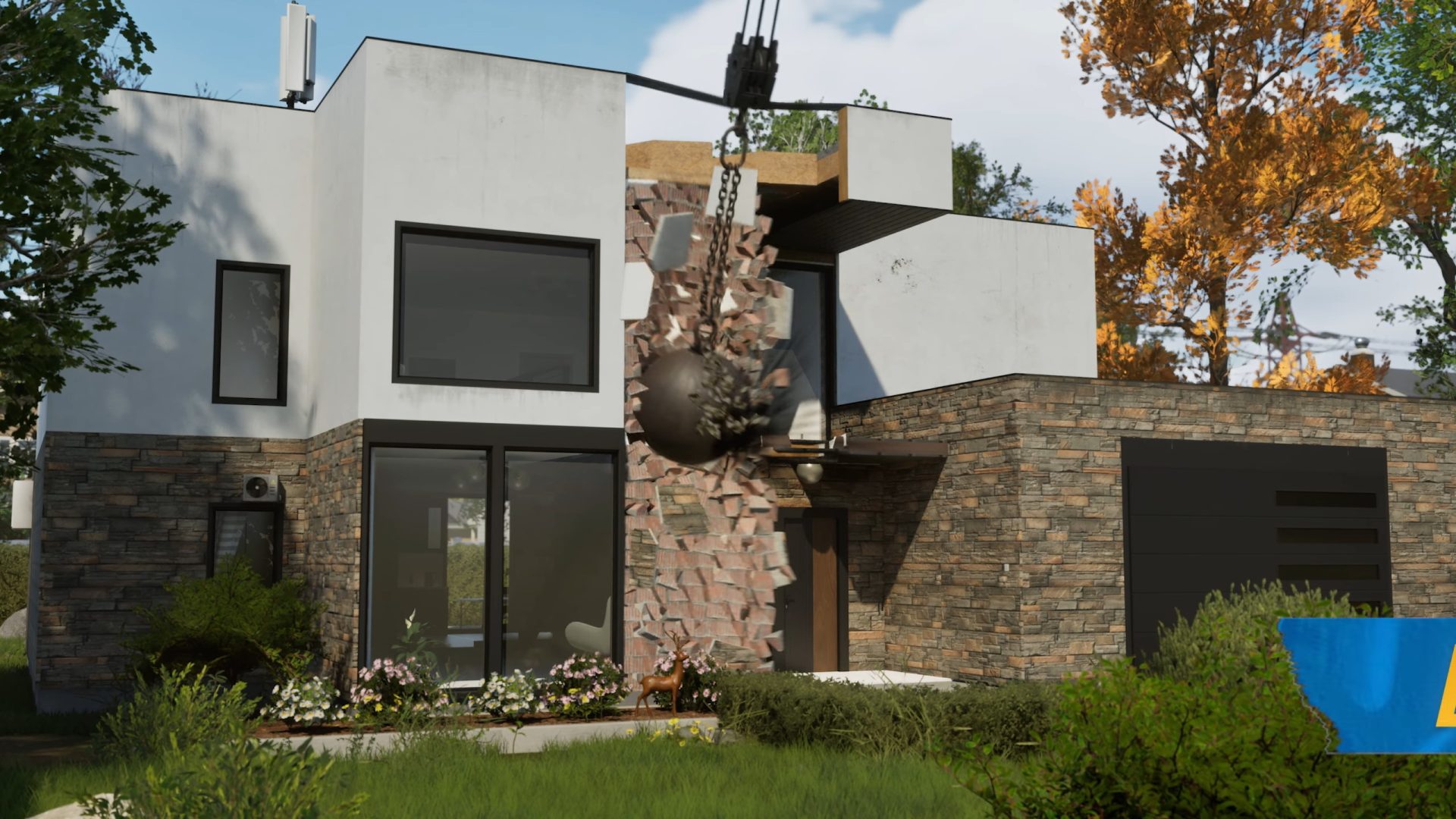 駕駛巨大的破壞球起重機將是遊戲一大樂趣