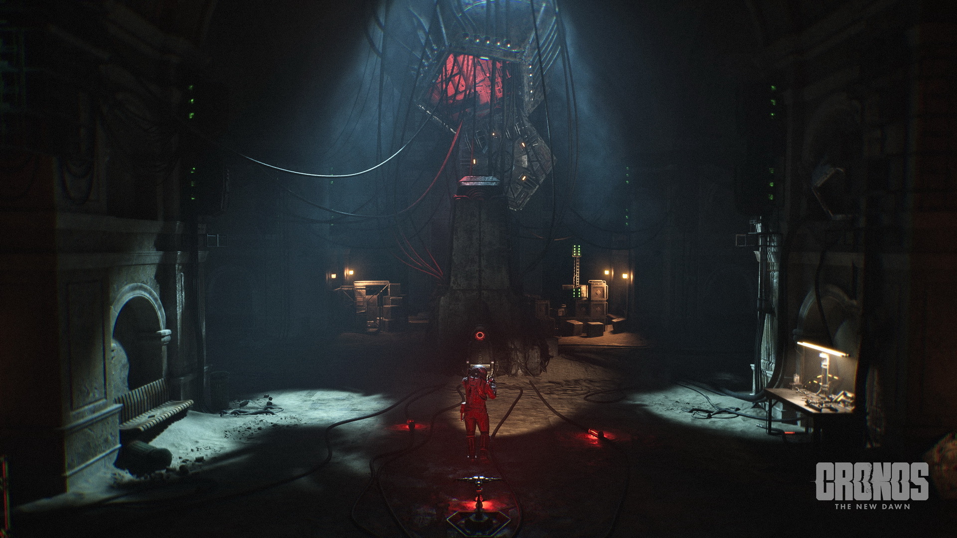 在陰暗的廢墟中探索，每一步都充滿未知危險