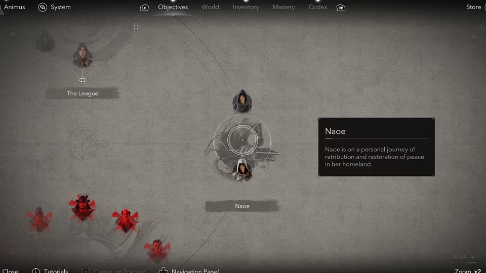 奈緒江的個人任務列表