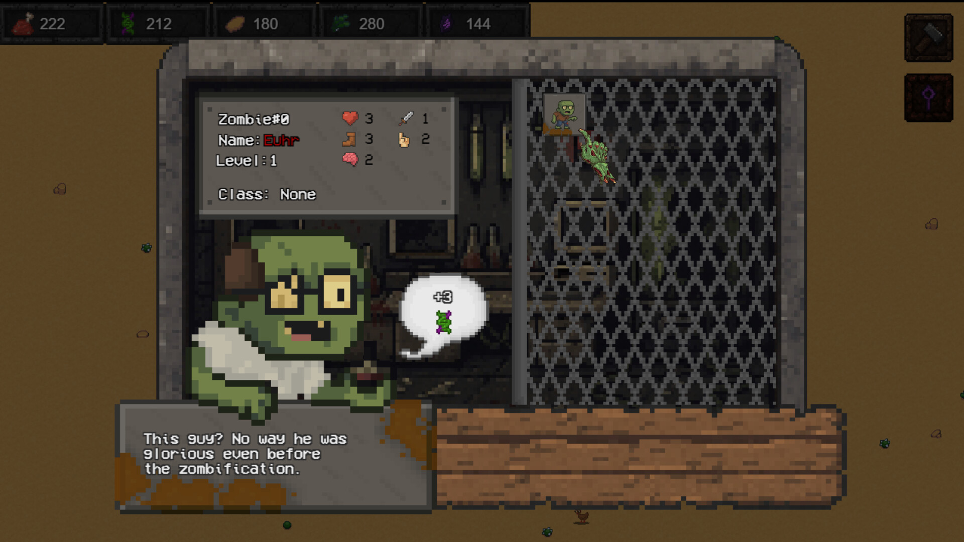 遊戲中的建築與資源管理介面