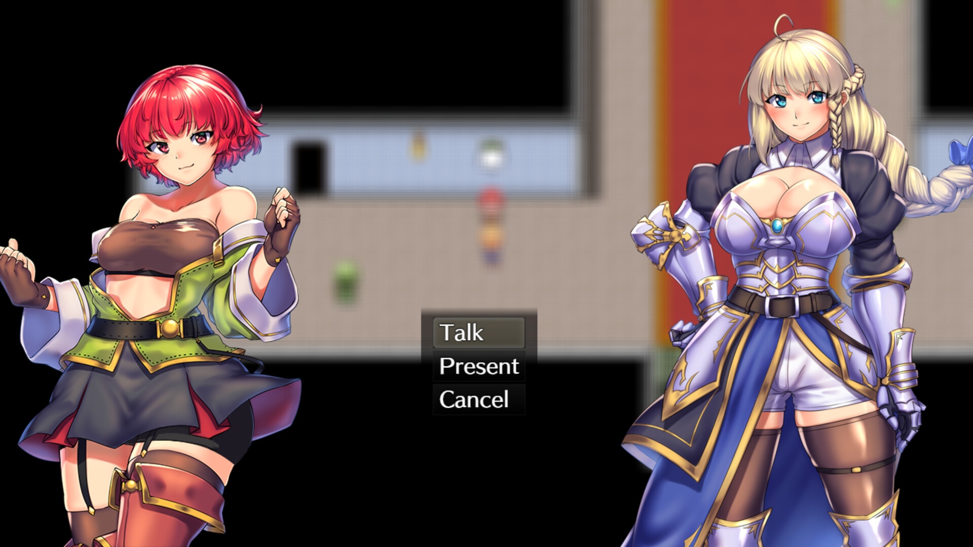 遊戲中的回合制戰鬥畫面