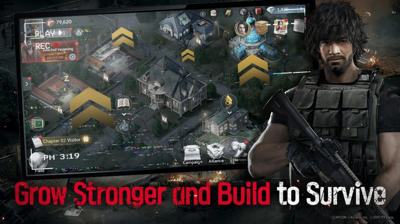 遊戲中的基地或據點畫面