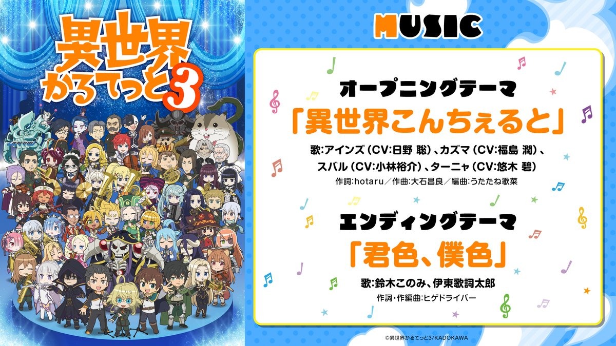 《異世界四重奏 第三季》宣傳圖