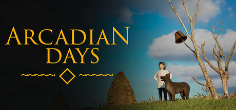 Arcadian Days 遊戲主視覺圖，展現了其風格化的藝術風格和寧靜的氛圍。