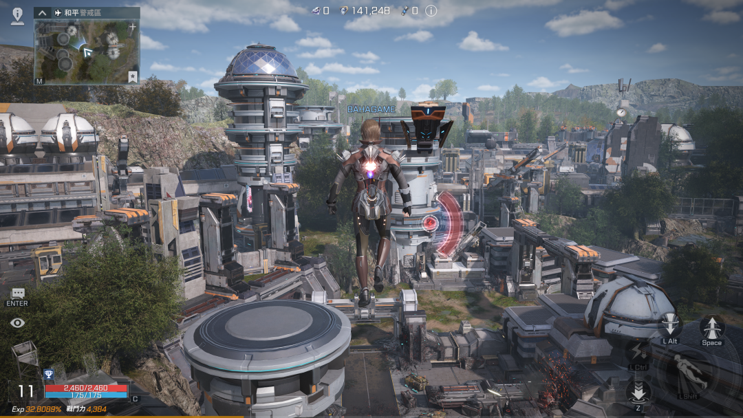 遊戲中可以自由飛行，或許會在角落找到隱藏寶物