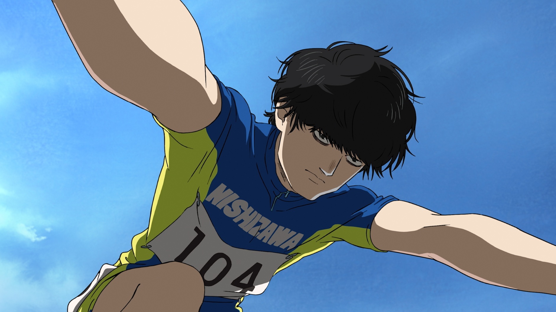 兩位主角在跑道上互相激勵