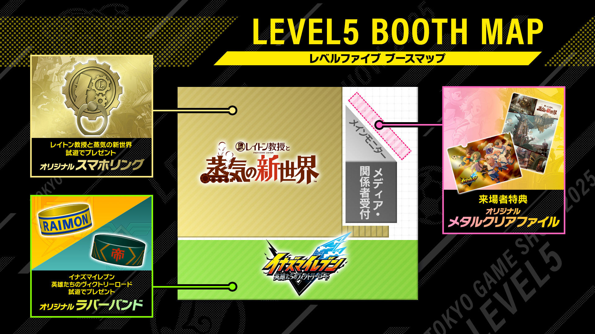 LEVEL-5 於東京電玩展的攤位資訊