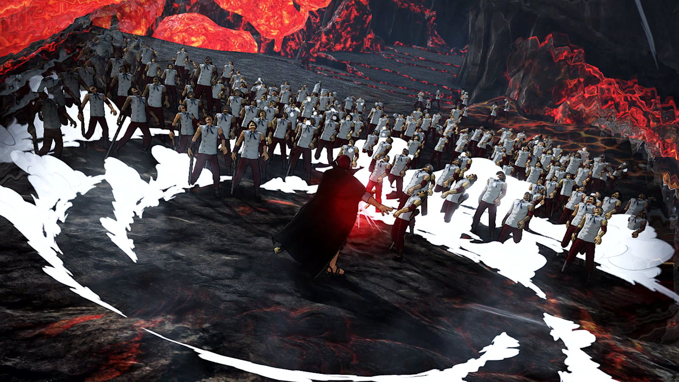 角色施展華麗的必殺技