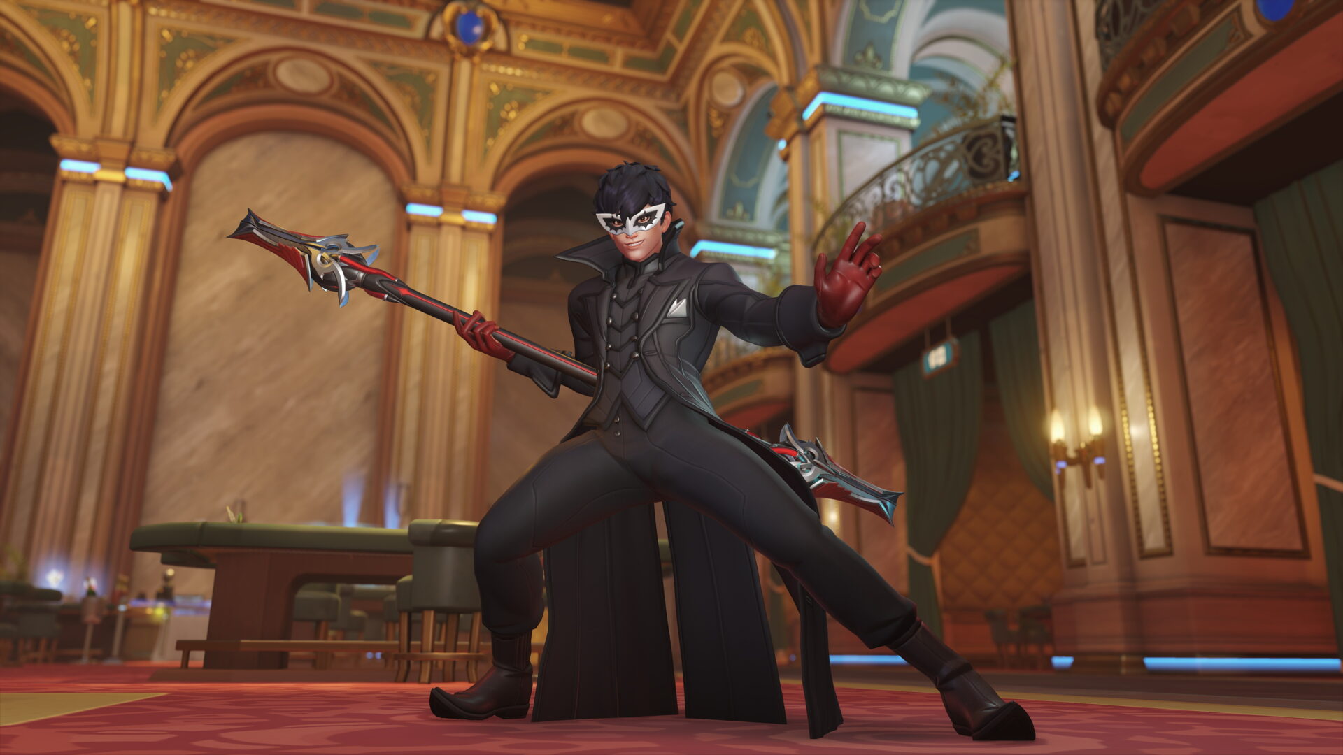 《鬥陣特攻 2》x《女神異聞錄 5》合作造型 - D.Va 機甲