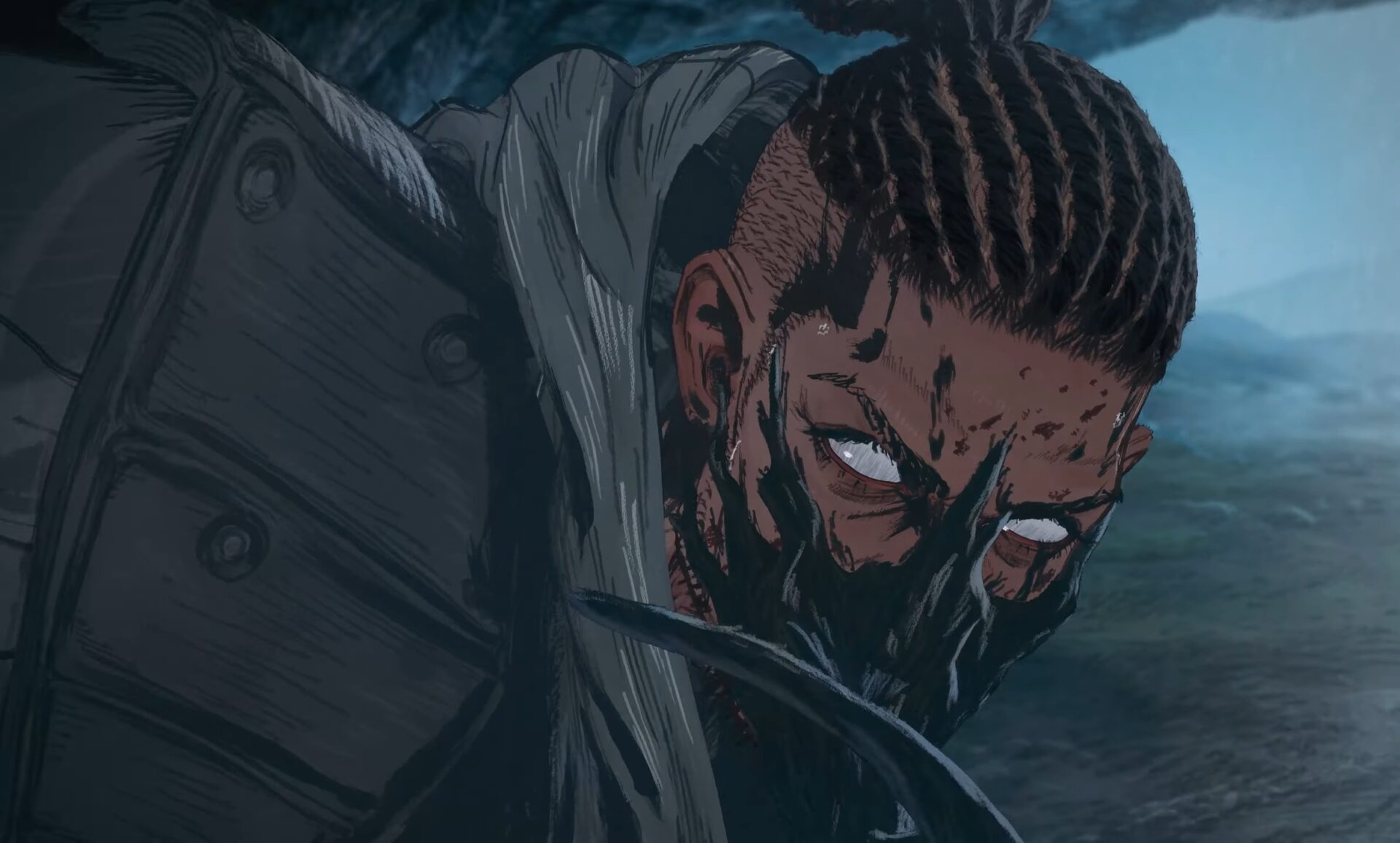 主角與敵人對峙的緊張瞬間