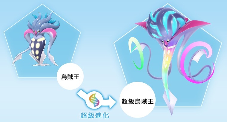 因超級進化而腦部變得巨大,精神力量大幅提升