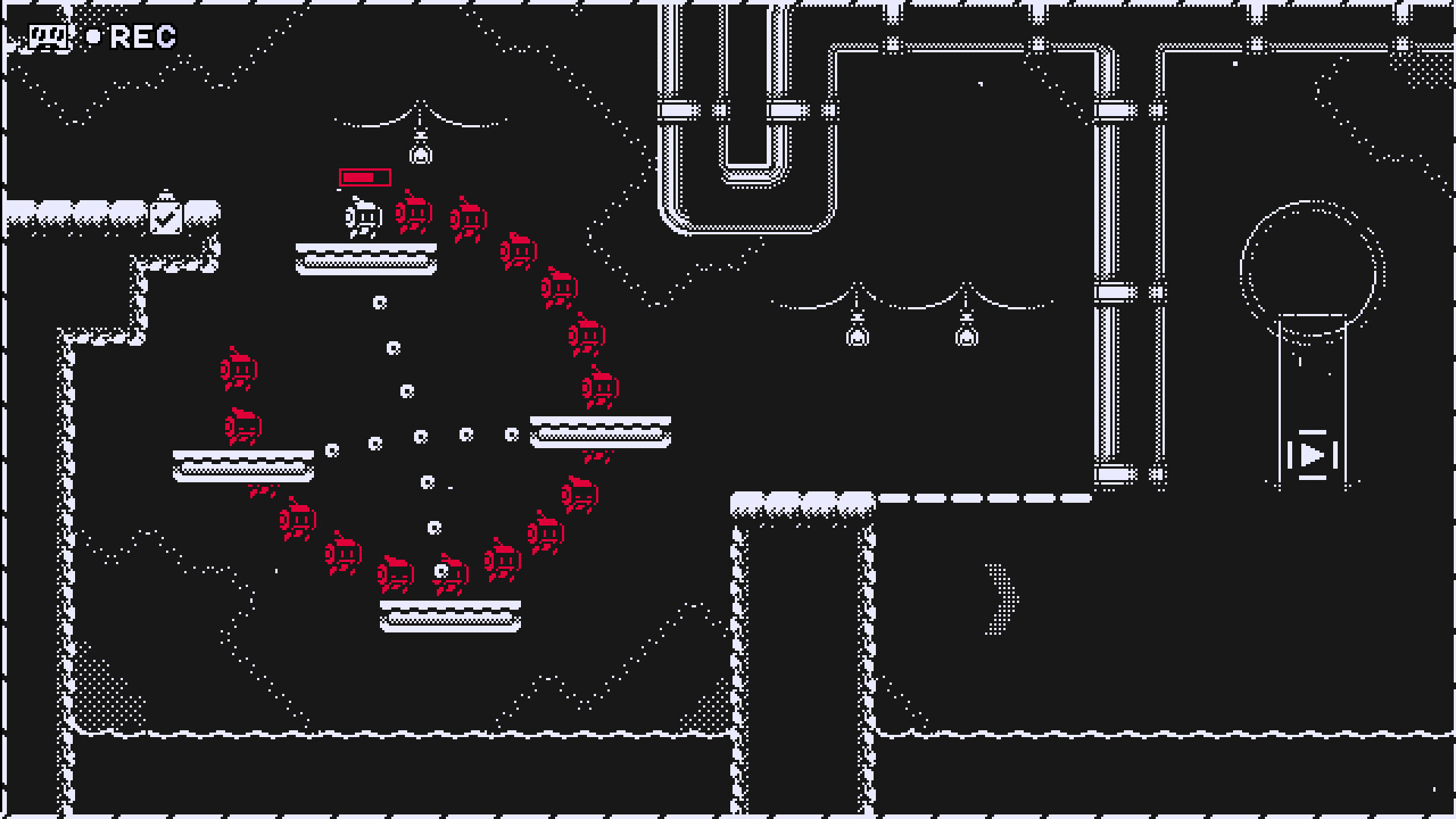 在機械殘骸中穿梭