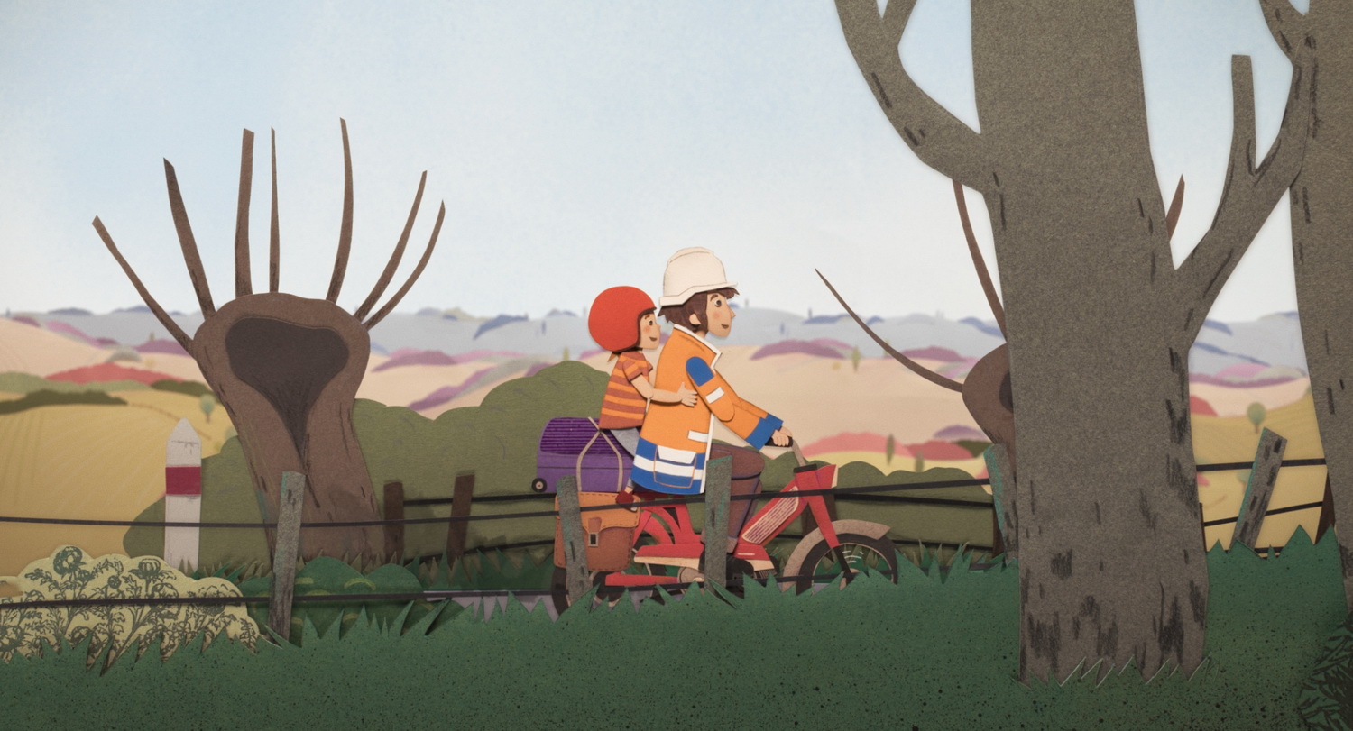 閉幕片《雀鳥的秘密》採用獨特的紙片剪貼動畫技術