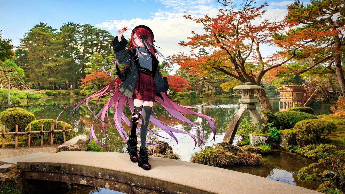 堤豐·厄斐莫洛斯於兼六園