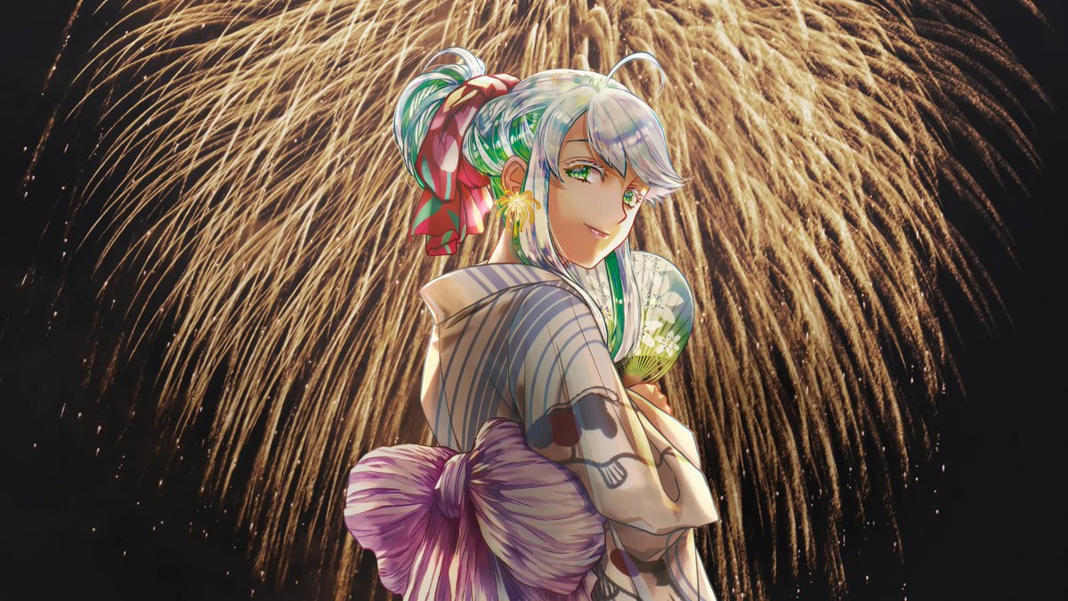 庫庫爾坎現身新潟縣長岡祭煙火大會