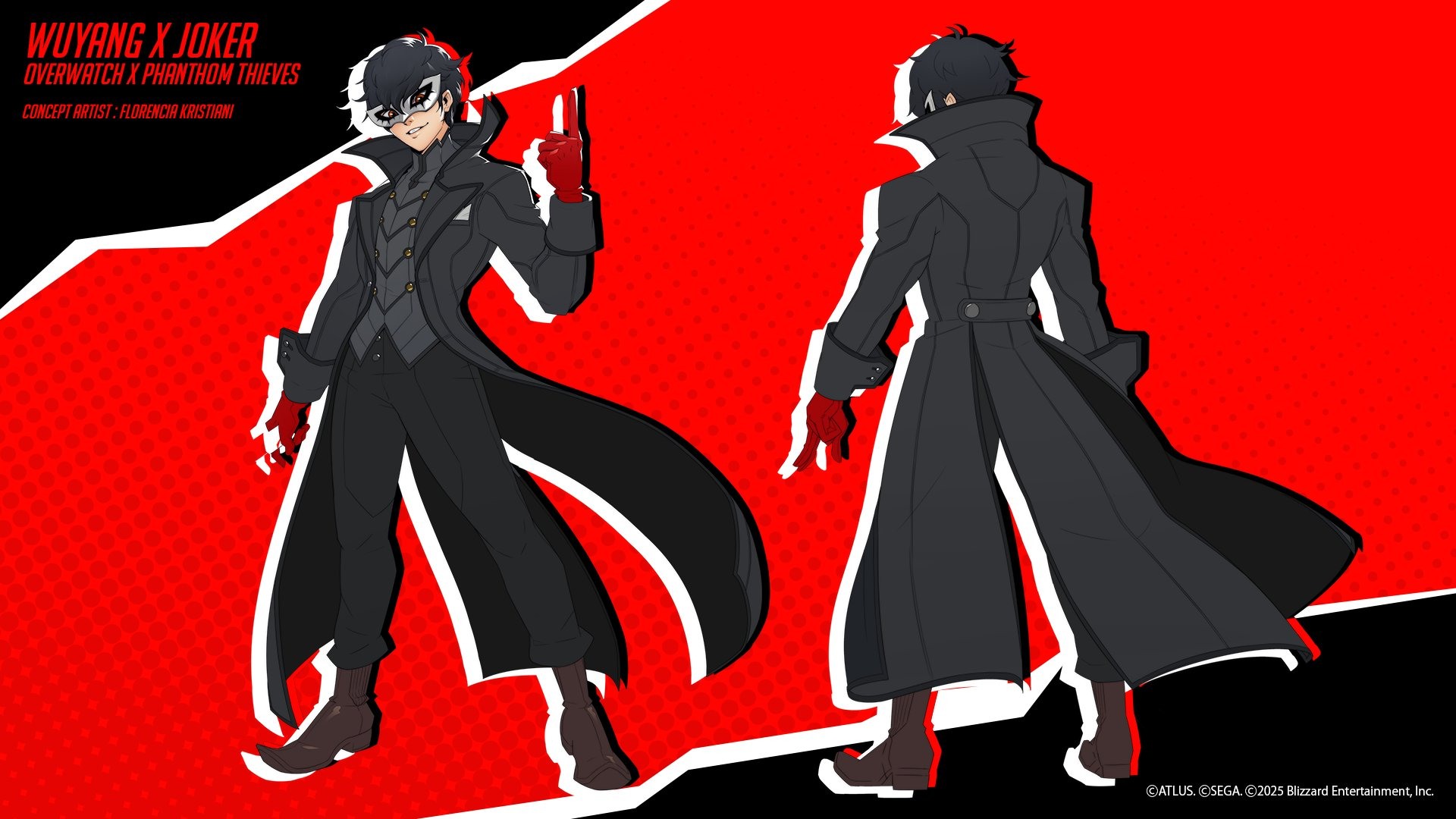 《鬥陣特攻 2》x《女神異聞錄 5》合作造型 - Panther 慈悲