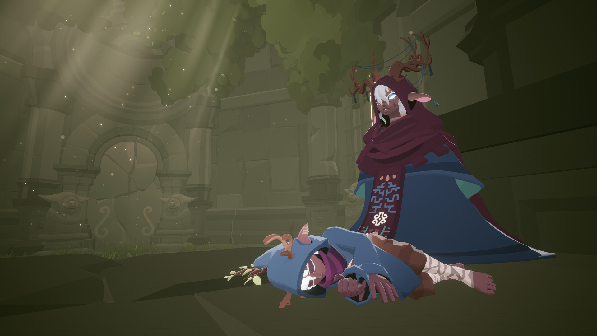 遊戲中的沼澤王國充滿神秘與靈性的氛圍