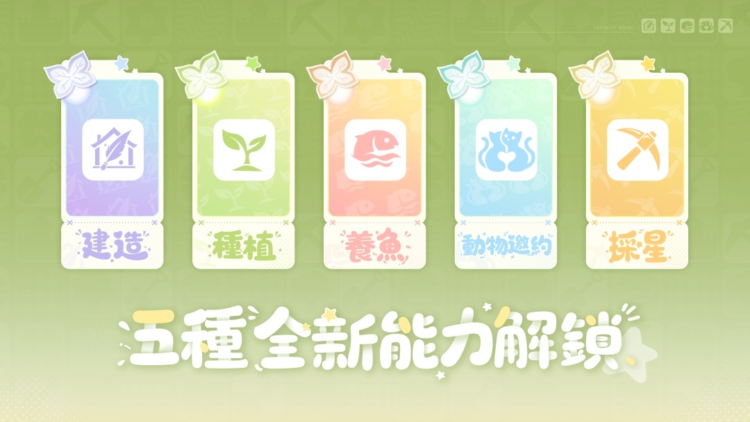 玩家可在自己的島嶼上自由建設