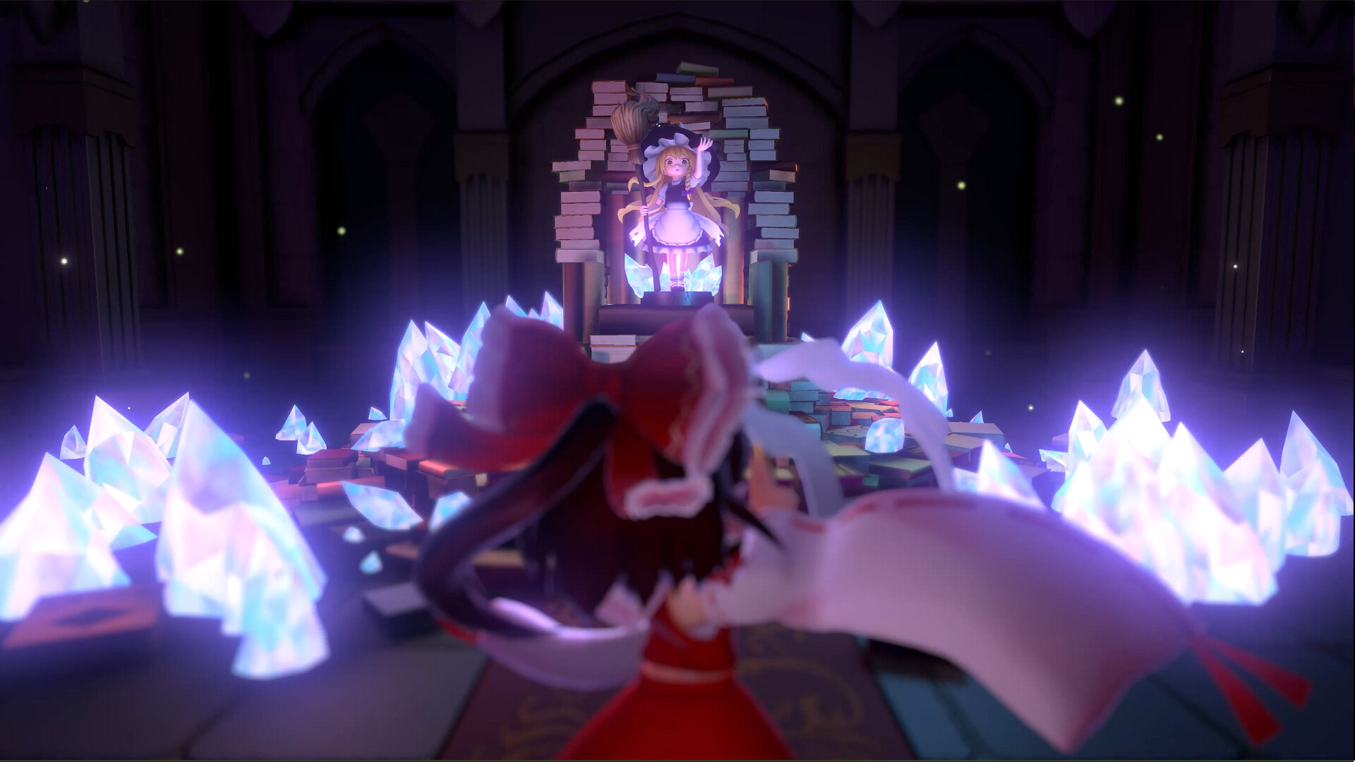 靈夢將在書中世界追尋魔理沙的蹤影