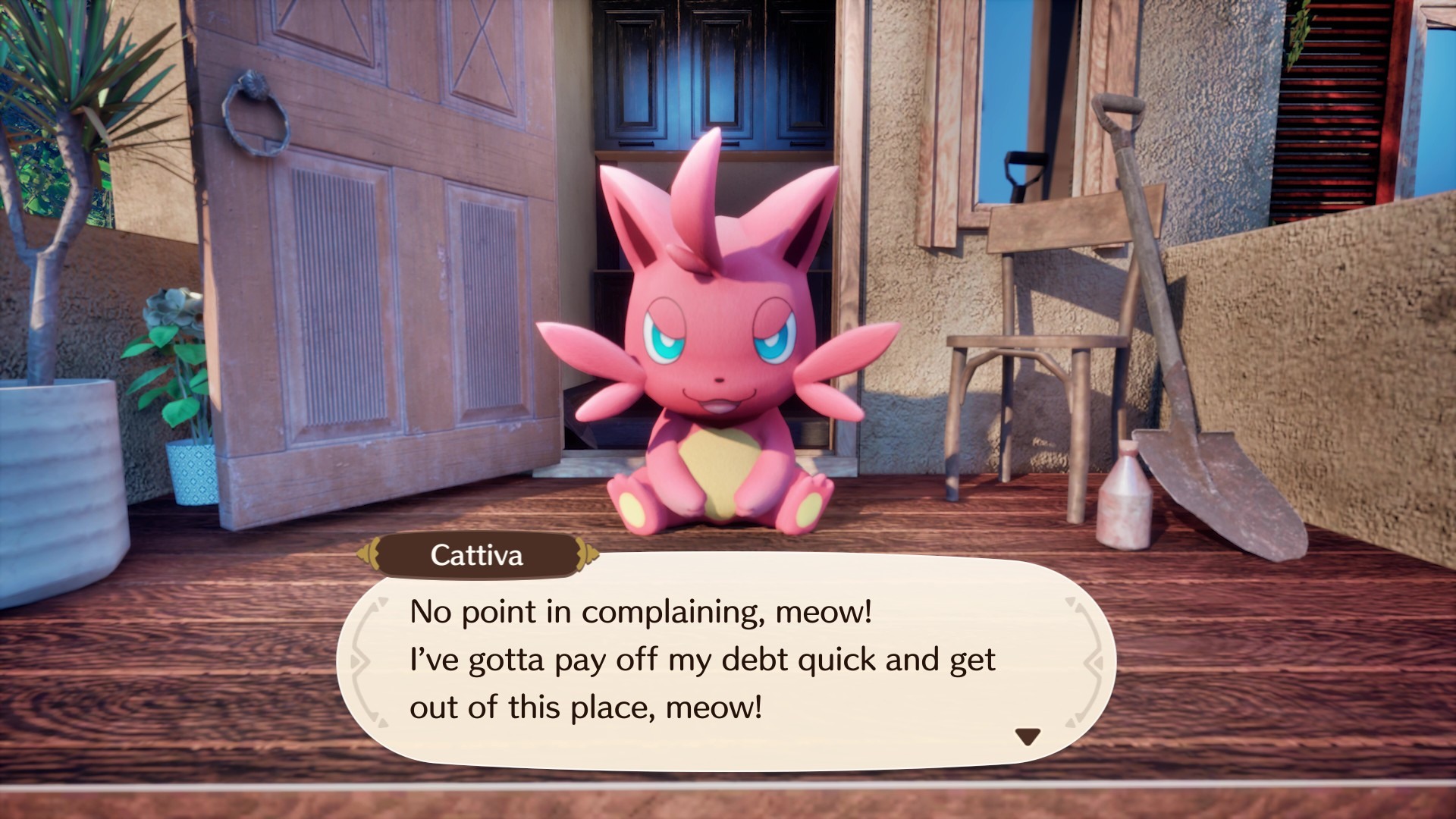 玩家與各種帕魯在農場中一同工作的場景。