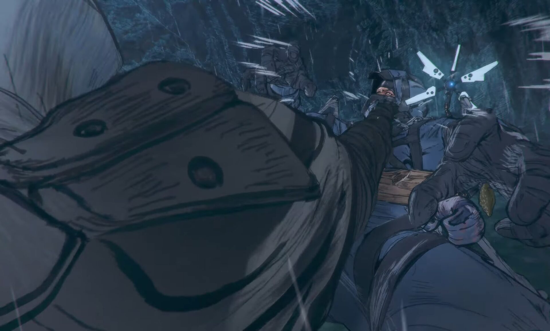 神秘角色展現出驚人的體術