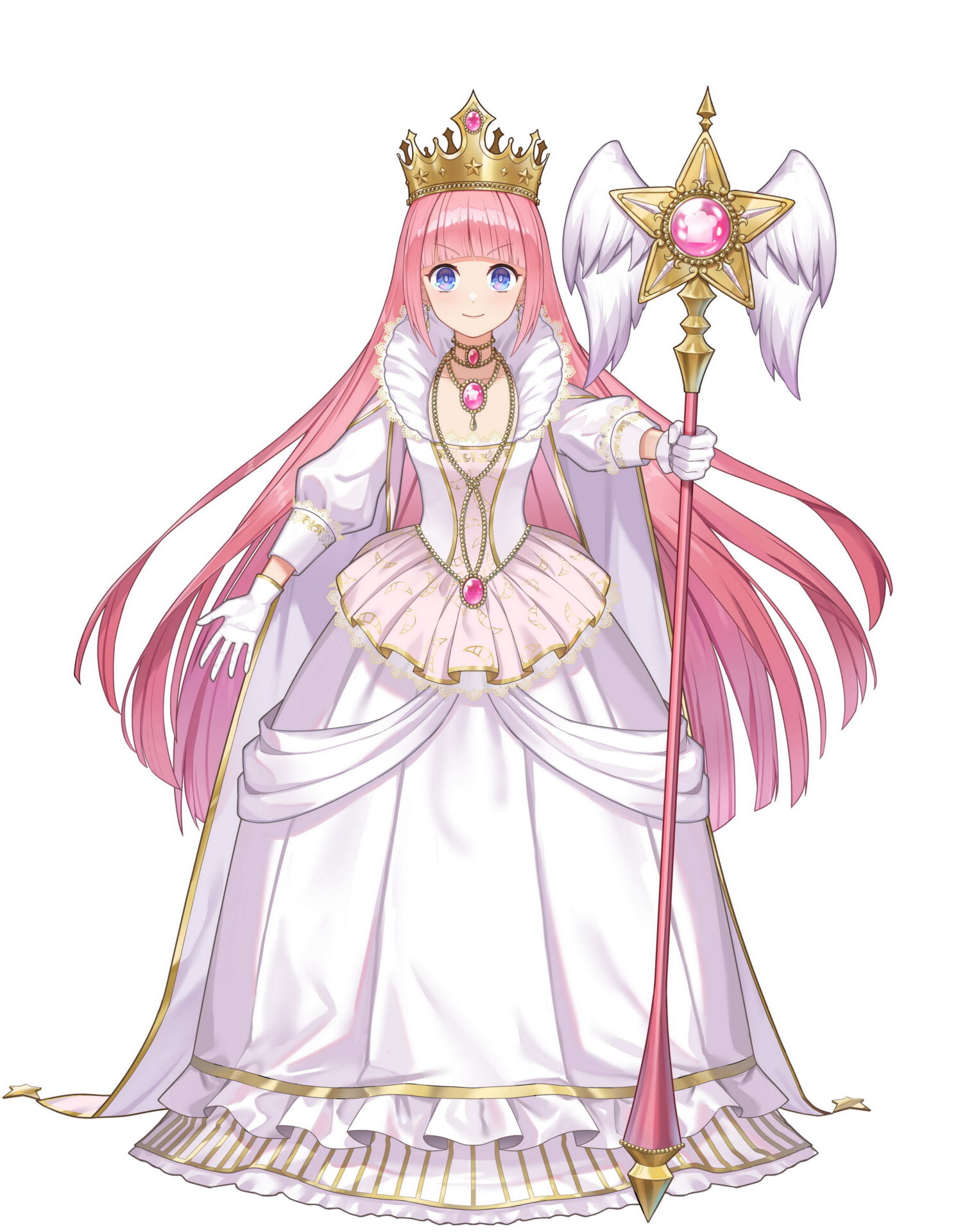 女王「珂洛娜莉雅」的角色美術圖