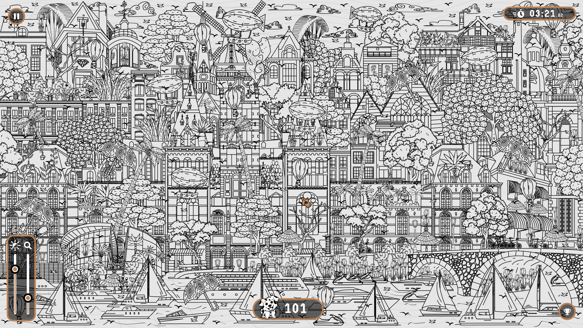 超可愛療癒尋物遊戲《在阿姆斯特丹藏起來的101隻狗狗》搶攻Steam玩家眼球！