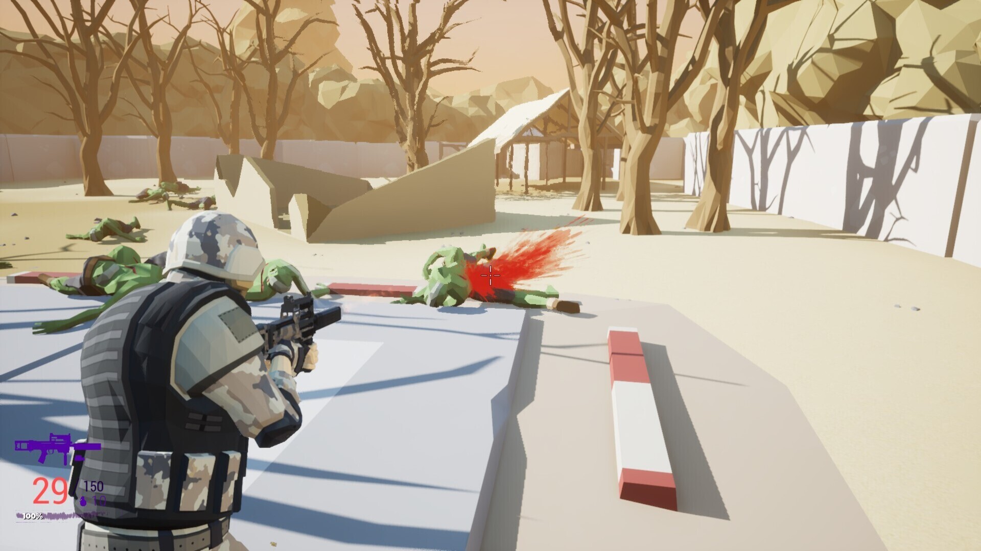 免費快節奏合作生存射擊遊戲《POLYARD》曝光!低多邊形風格+競技場玩法新作登場