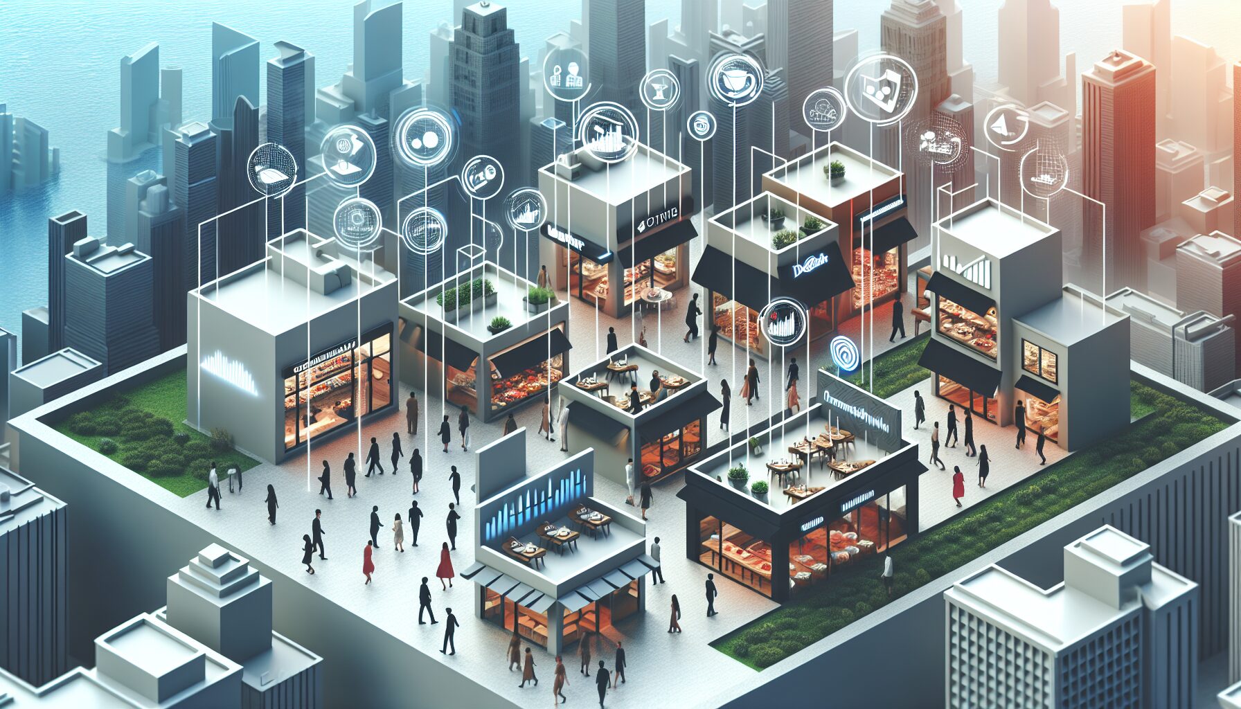 壽司郎與競爭壽司品牌競爭情勢視覺示意