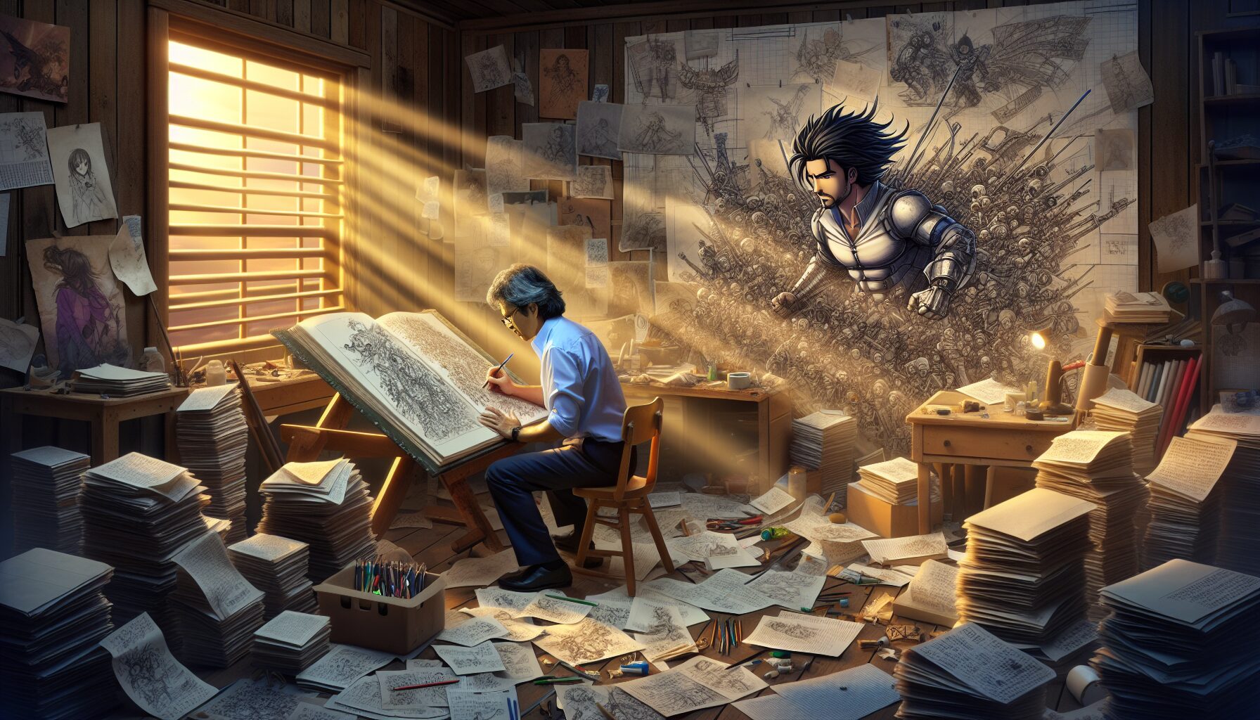 冨樫義博推特原稿進度分享截圖