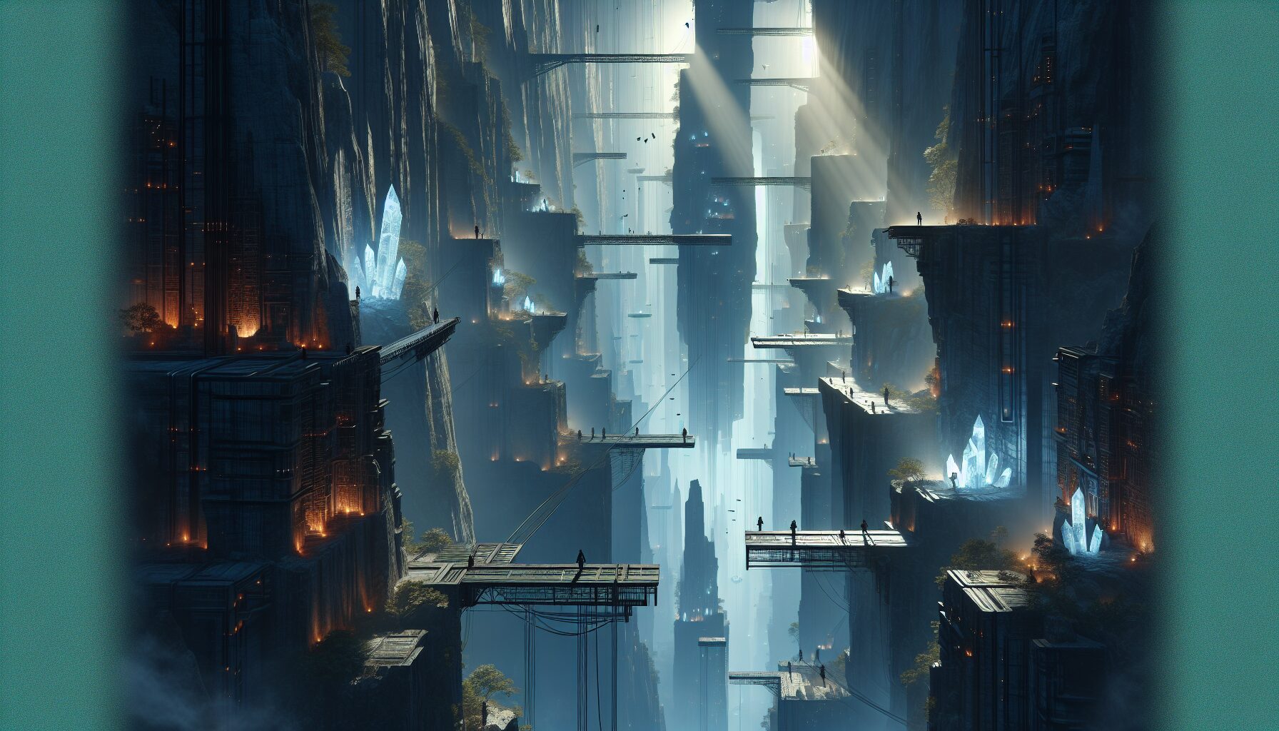 全新地圖晶蝕之地(Abyss)展現豐富垂直地形與危險懸崖