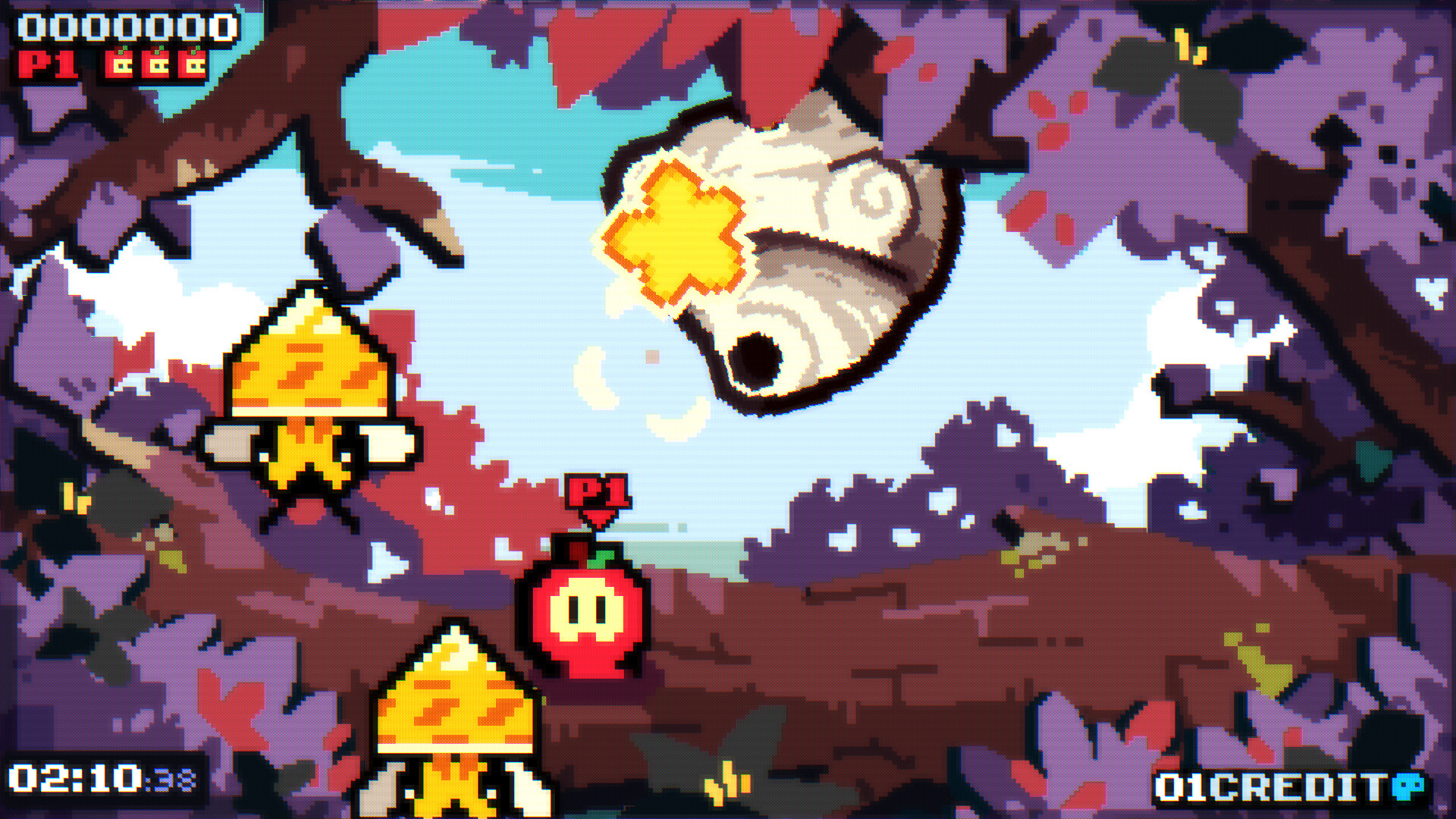 免費節奏動作派對遊戲推薦!像素新作《Apple Rabble Dazzle》支援多種模式與四人同樂