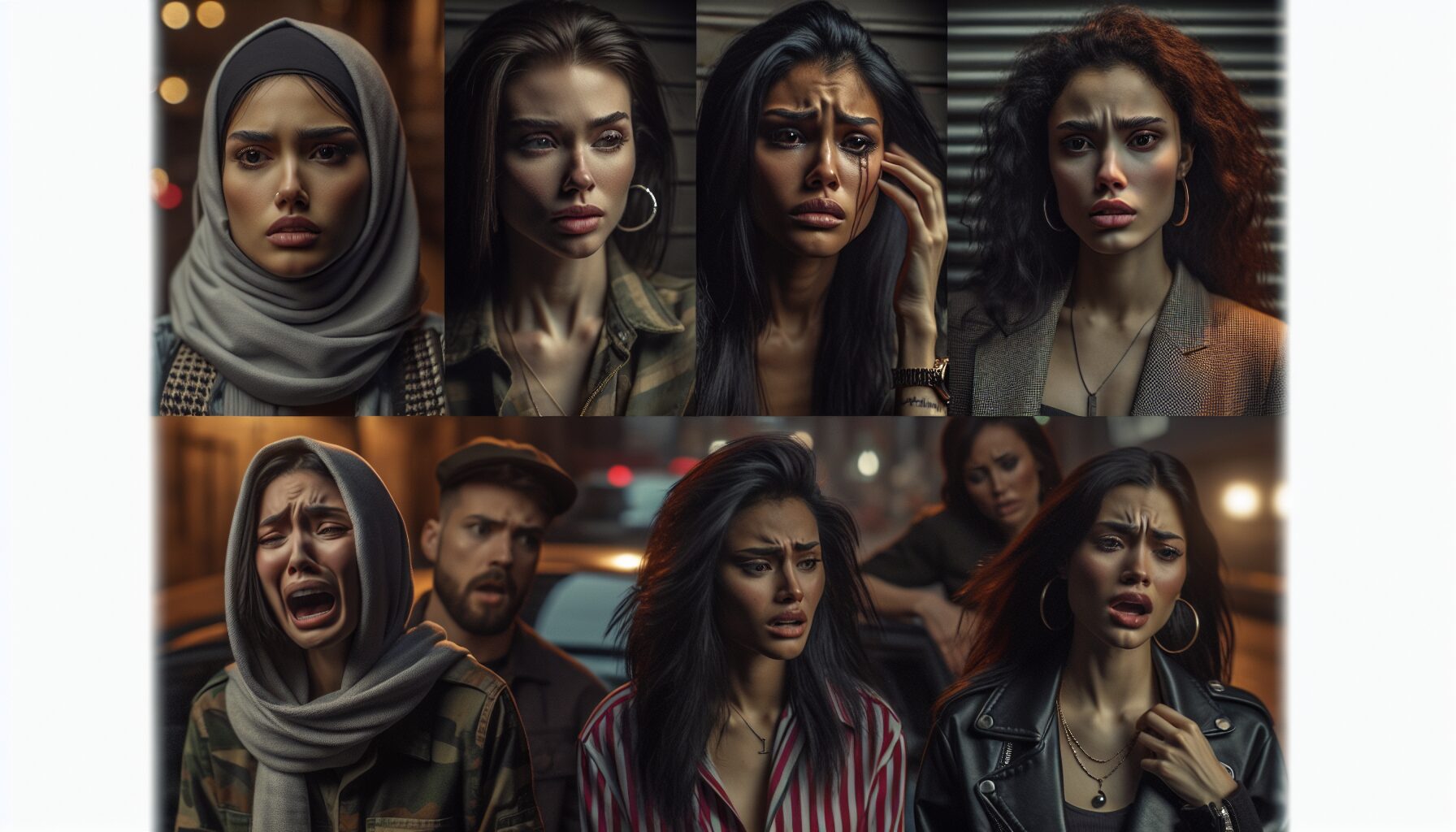 主角們劇中激烈衝突與張力畫面