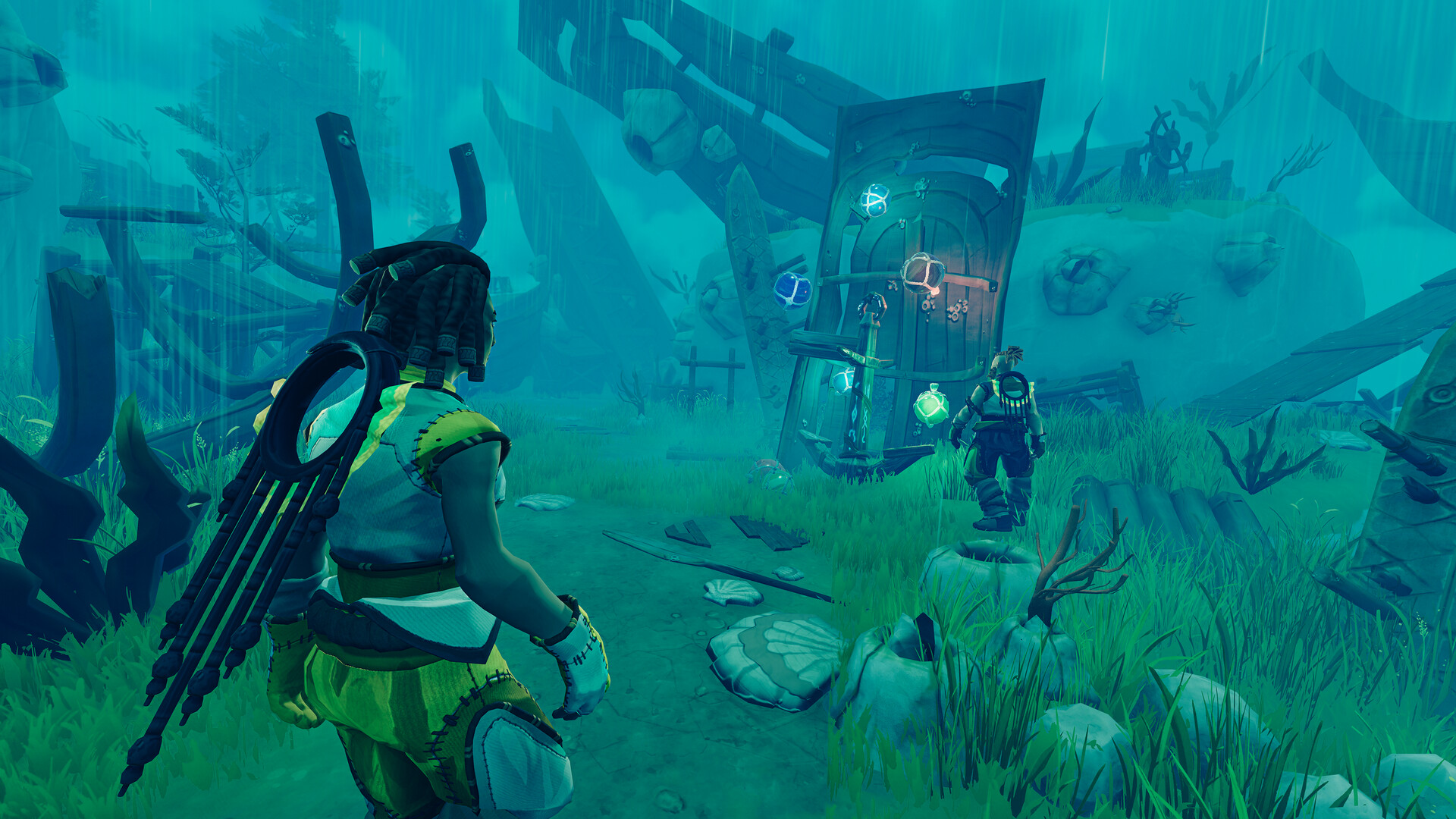 與朋友們組成空中村莊