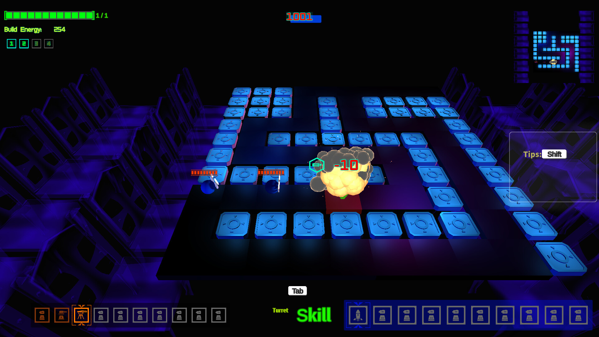 運用技能應對大量敵人