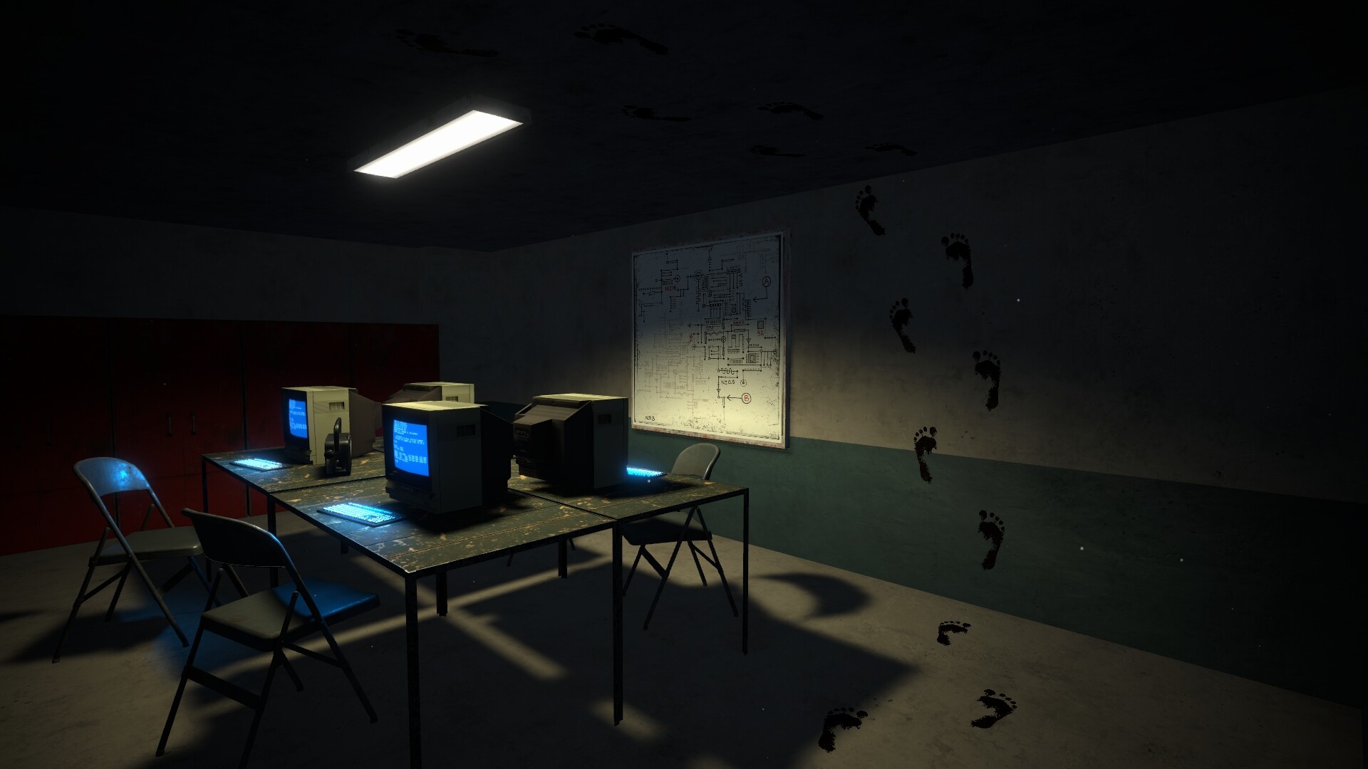 充滿壓迫感的通道