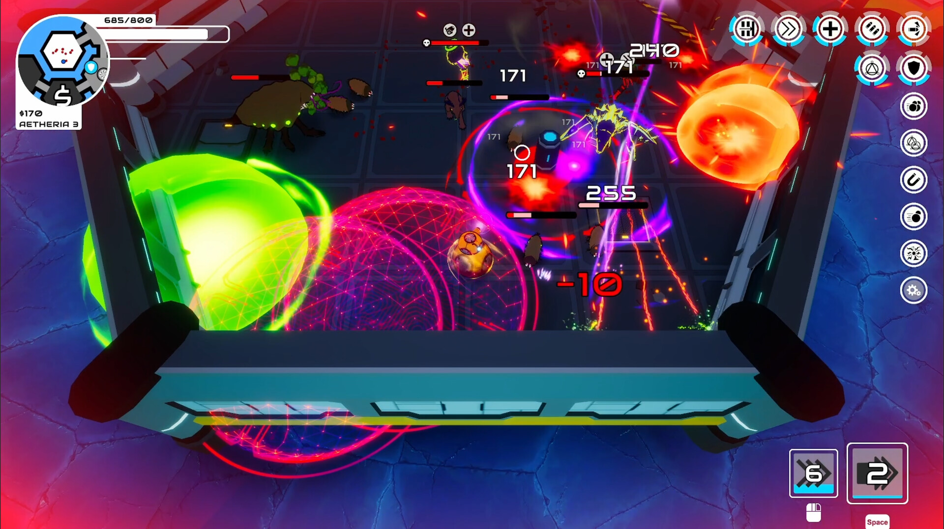 玩家需要不斷獲取升級來強化自己