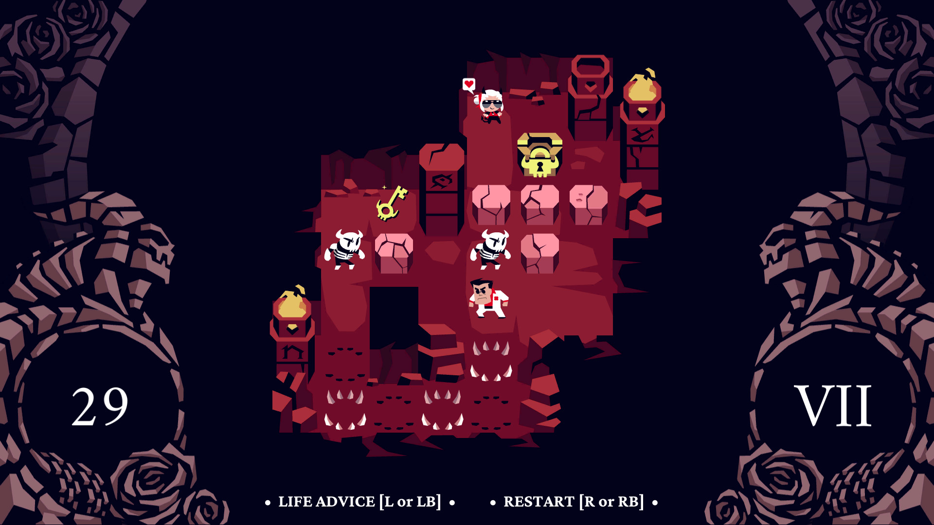 玩家扮演的主角勇闖地獄