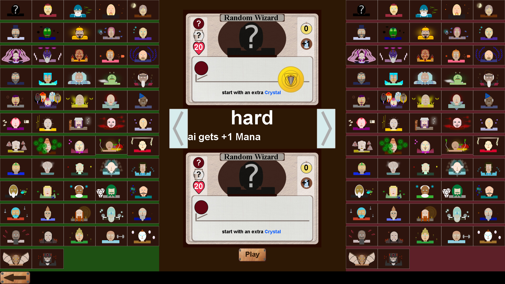 選擇擁有獨特能力的巫師